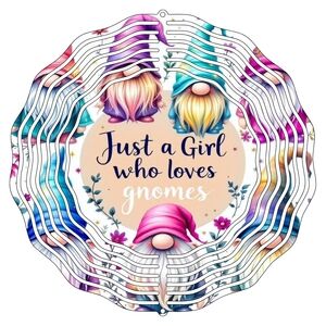 Colorful Gnome Wind Spinner